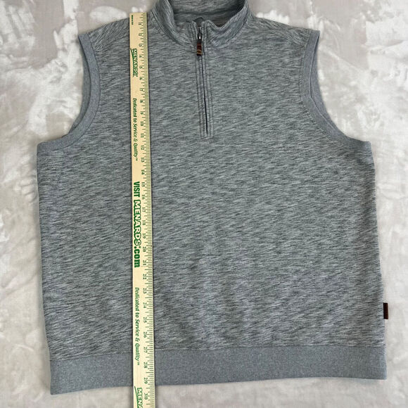 Duluth Trading Vest Mens XL Heather Grey Loophole Comfort Basic Preppy Outdoors - Picture 5 of 10